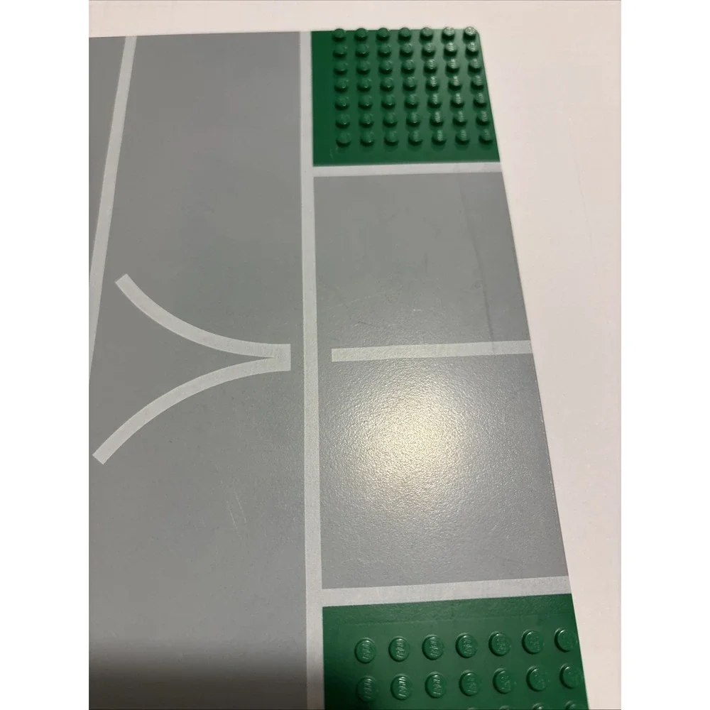 Vintage Lego Gray/Green 32‎ x 32 City Town Baseplates Roads Street 10